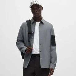 Boss Expedit Overshirt in Beige