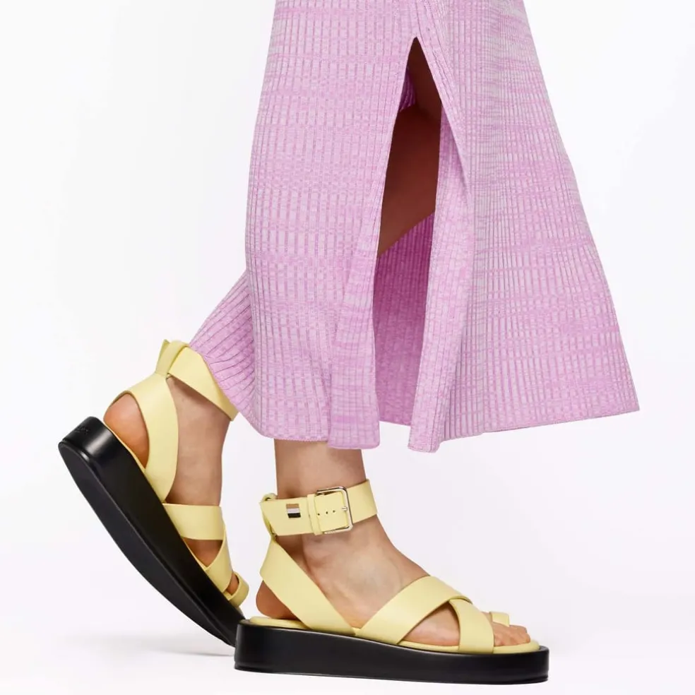 Boss Floriene Knitted Dress in Multi colour