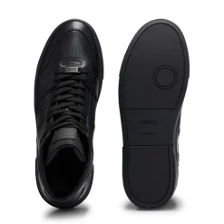 Boss Gary Hi-Top Trainers in Black