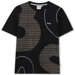 Boss Graphic Tee Jn54 in Black