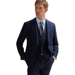 Boss Harvers 3pcs Slim Fit Suit Jacket in Blue