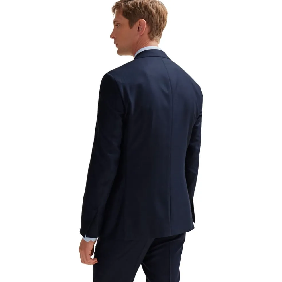 Boss Harvers 3pcs Slim Fit Suit Jacket in Blue