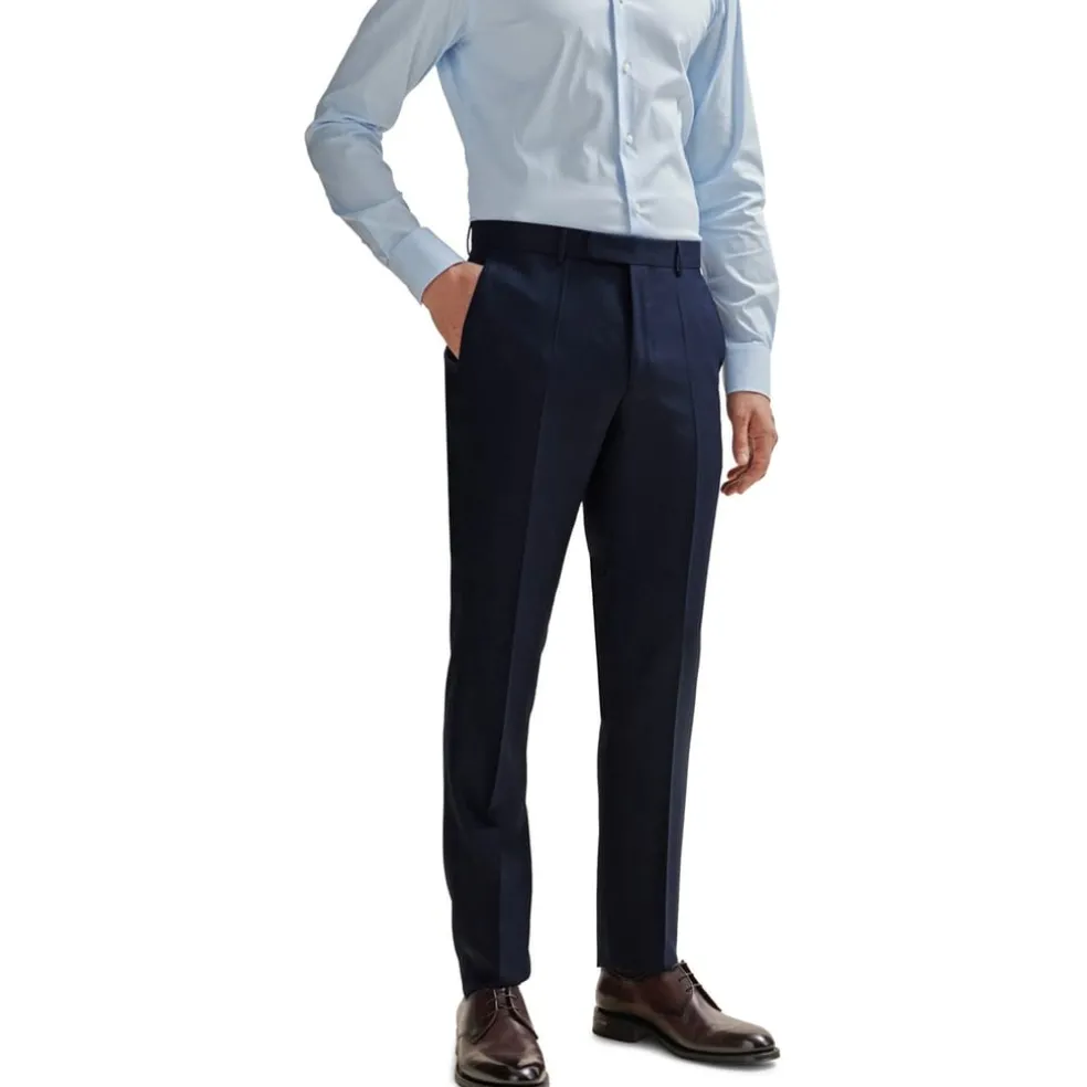 Boss Harvers 3pcs Slim Fit Suit Jacket in Blue