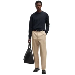 Boss H-Bahelo Double B Monograms Sweatshirt in Dark Blue