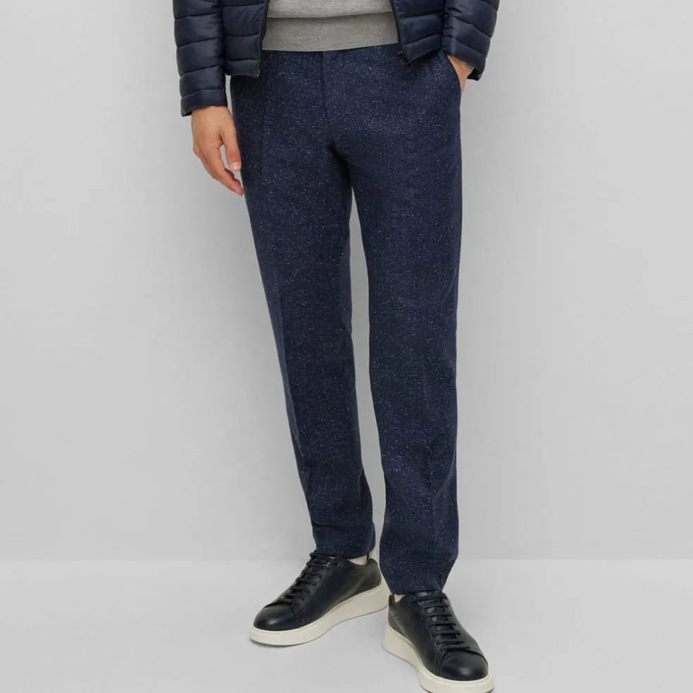 Boss H-Genius Trousers in Dark Blue