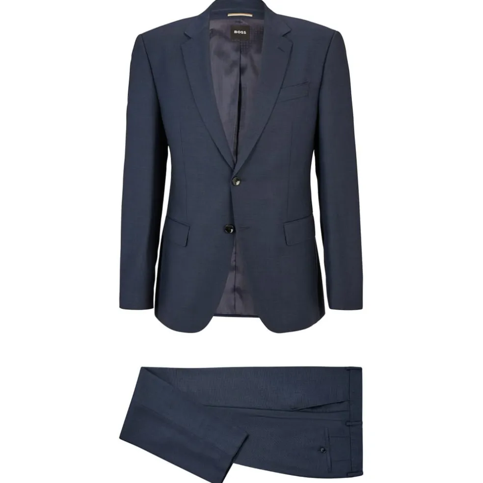 Boss H-Huge 3 Piece Suit in Dark Blue