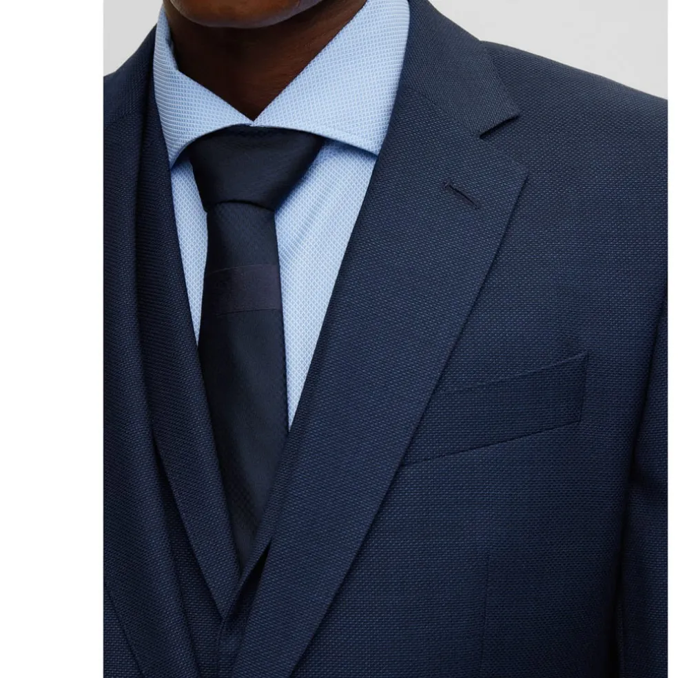 Boss H-Huge 3 Piece Suit in Dark Blue