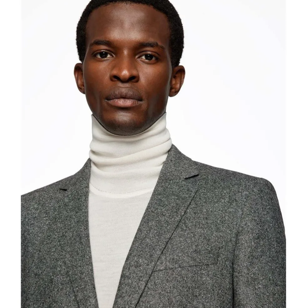 Boss H-Hutson Blazer Jacket in Grey