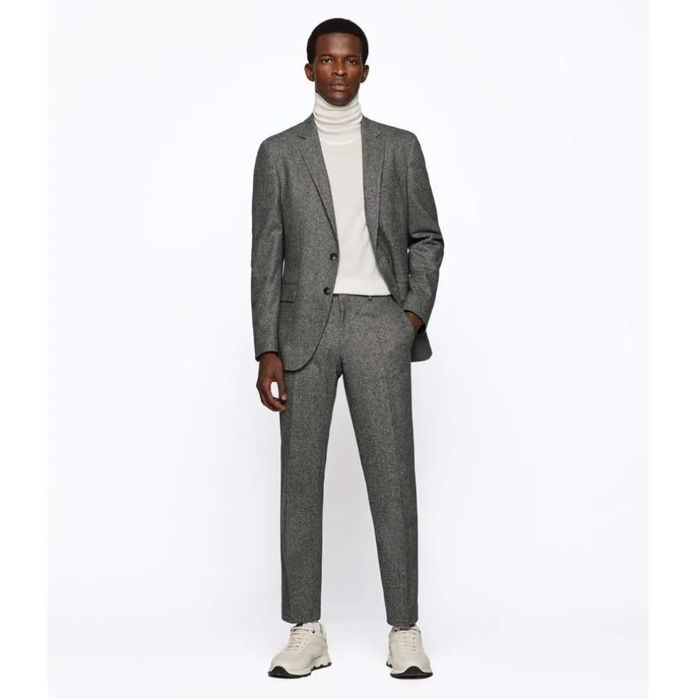 Boss H-Hutson Blazer Jacket in Grey