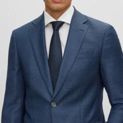 Boss H-Hutson Slim-Fit Blazer in Blue
