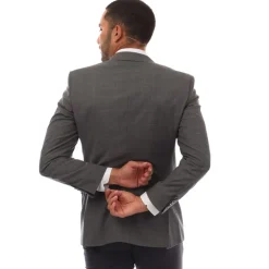 Boss Huge6 Blazer Jacket in Grey