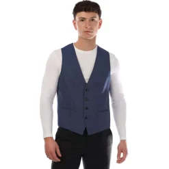 Boss Huge6 Waistcoat in Blue