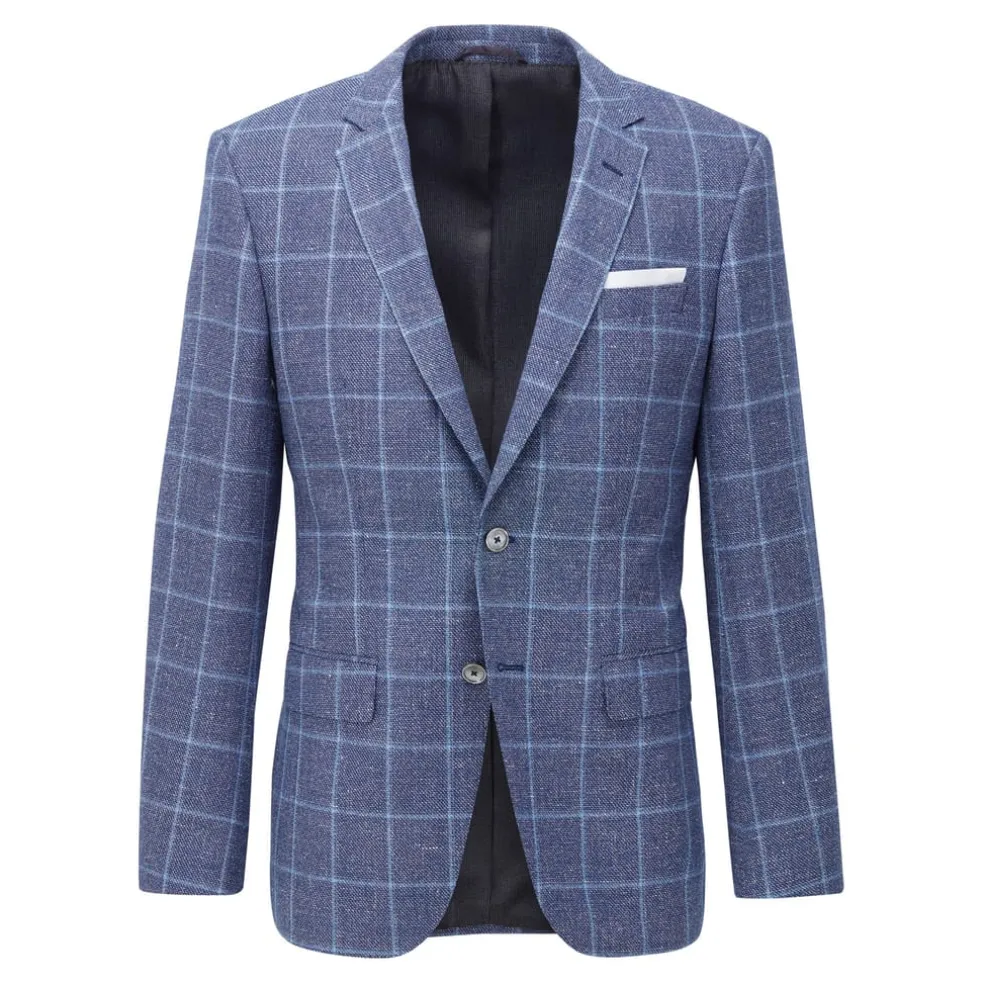 Boss Hutsons4 Blazer Jacket in Blue