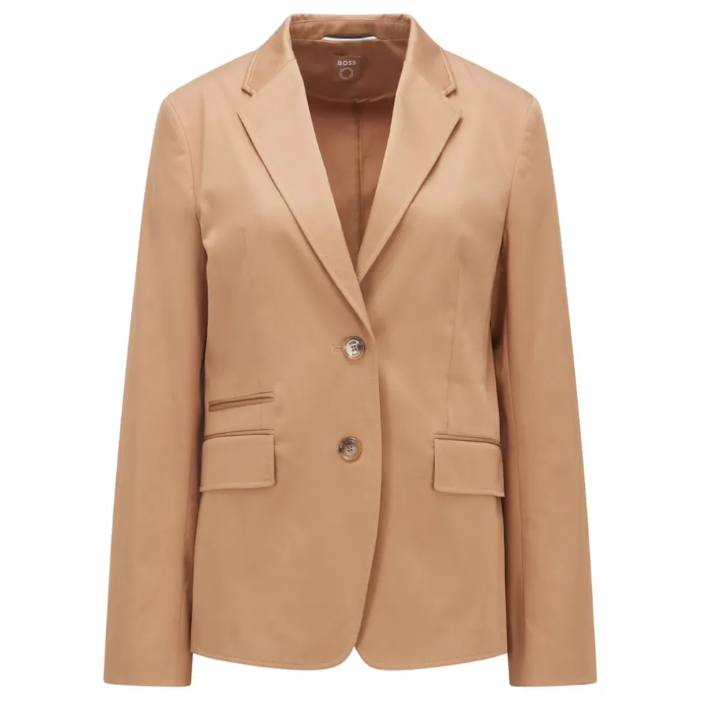 Boss Jajuna Blazer Jacket in Beige