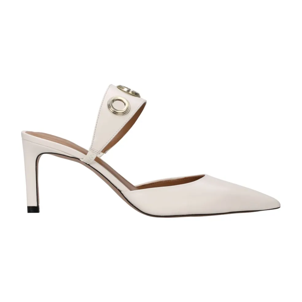 Boss Janet Mules in White
