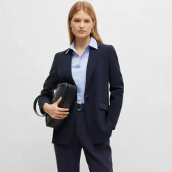 Boss Jocalua8 Relaxed-Fit Blazer in Blue
