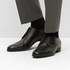 Boss Kensington Derby Shoes in Black