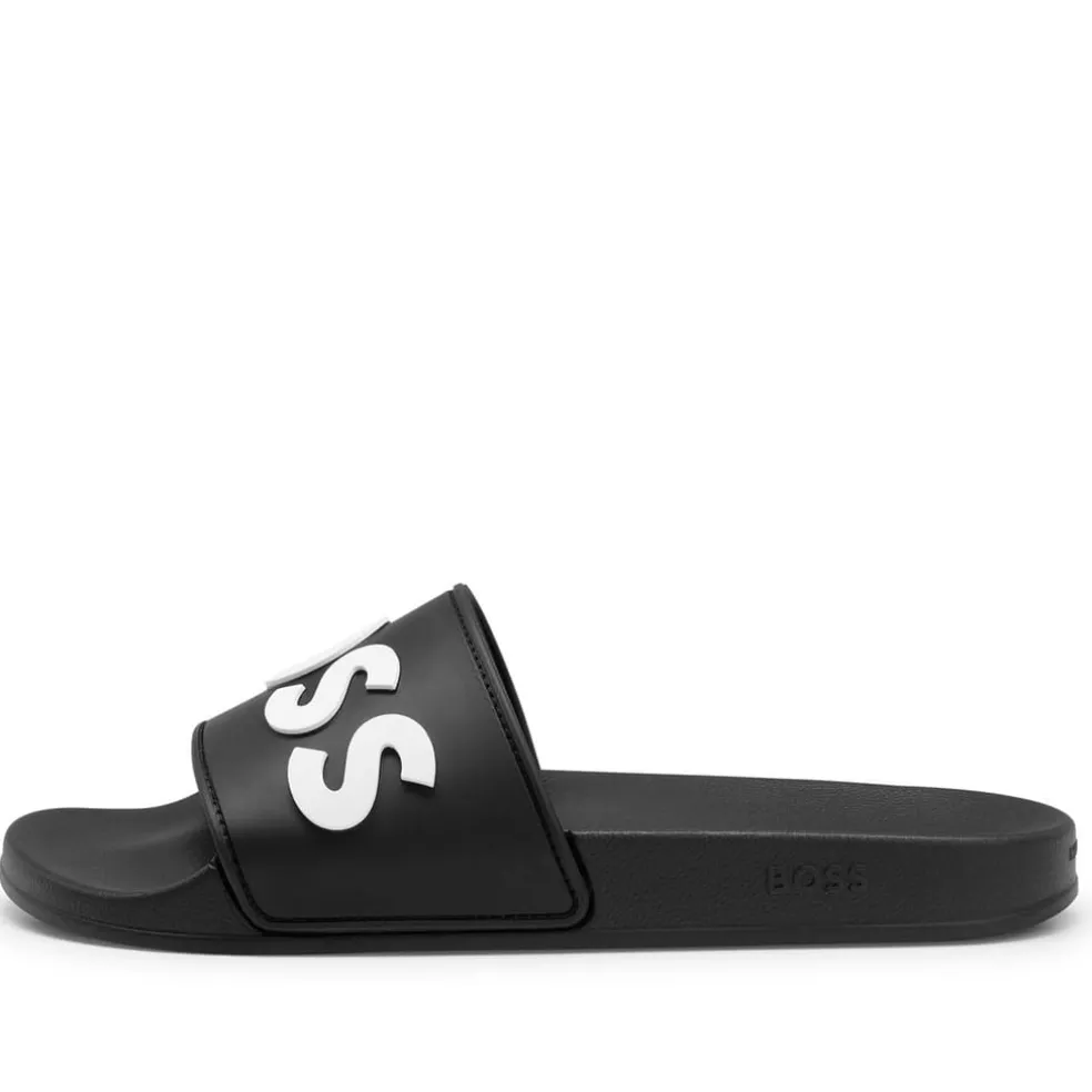 Boss Kirk Sliders in Black