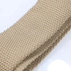 Boss Knitted Tie in Beige