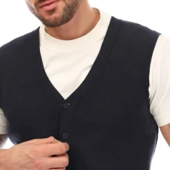 Boss Kortility Vest in Dark Blue