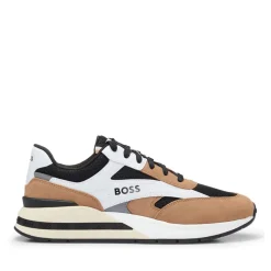 Boss Kurt Running Trainers in Brown