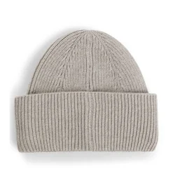 Boss Laura Ribbed Beanie in Grey