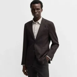 Boss L-Heston Slim-Fit Blazer in Purple