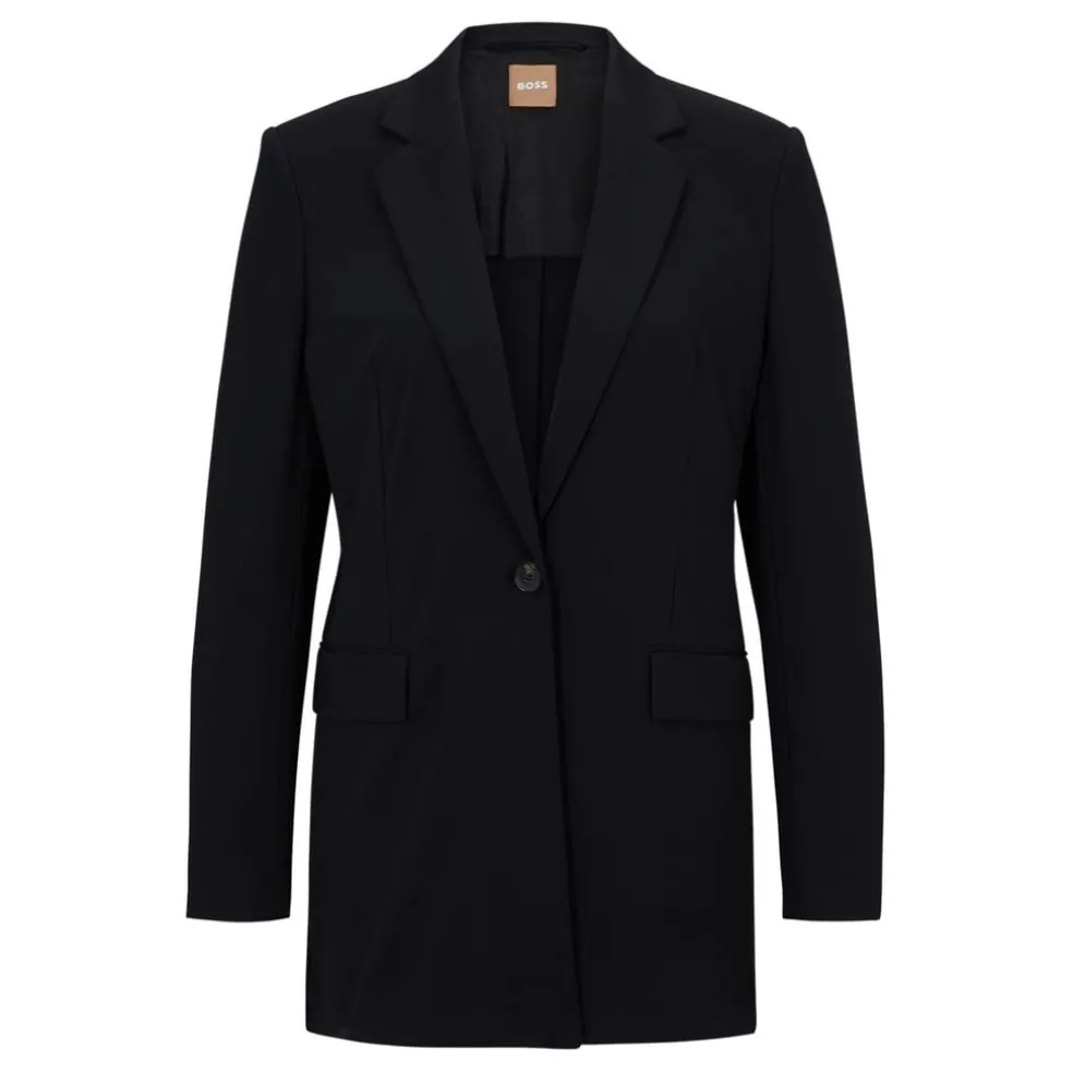 Boss Long Sleeve Blazer in Black