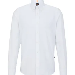 Boss Long Sleeve Shirt in White