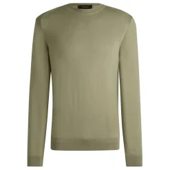 Boss L-Overo Regular-Fit Sweater in Green