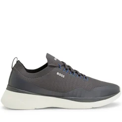 Boss Mens Dean Run Trainers in Grey