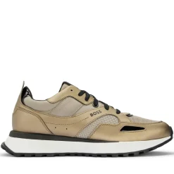 Boss Mens Jonah Run Trainers in Brown