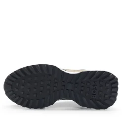 Boss Mens Jonah Run Trainers in Brown