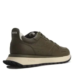 Boss Mens Jonah Run Trainers in Green