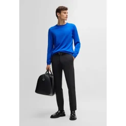 Boss Mens Leno P 10241501 01 Jumper in White