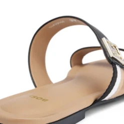 Boss Millie Strap Sandals in Black