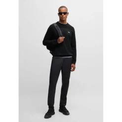 Boss Momentum-X Crewneck Sweater in Black