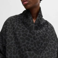 Boss Naomi X Boss Animal-Print Sweatshirt in Black