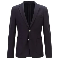 Boss Nold2 Blazer Jacket in Dark Blue