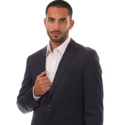 Boss Novan6 Blazer Jacket in Dark Blue