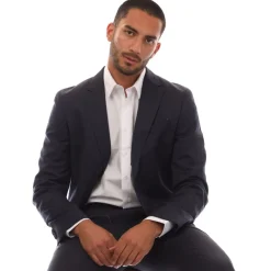 Boss Novan6 Blazer Jacket in Dark Blue