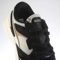 Boss Owen Running Trainers in Charcoal