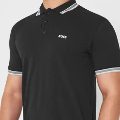 Boss Paddy Polo Shirt in Black