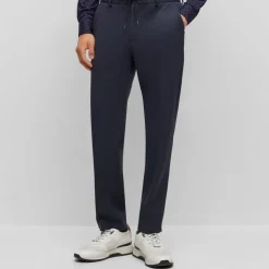 Boss P-Genius Slim-Fit Pants in Blue
