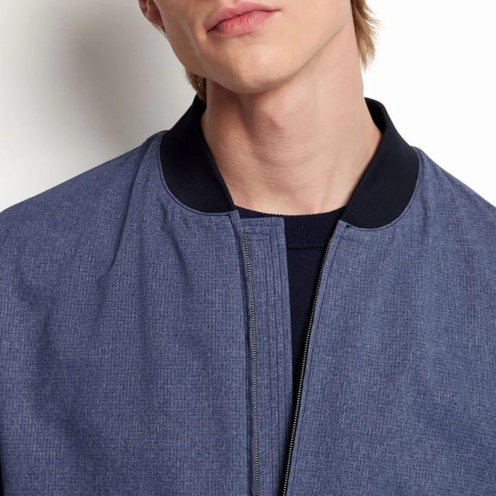 Boss P-Hanry Bomber Jacket in Blue