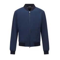 Boss P-Hanry Bomber Jacket in Dark Blue
