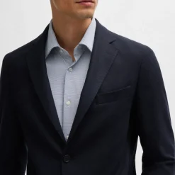 Boss P-Hanry Slim-Fit Blazer in Dark Blue