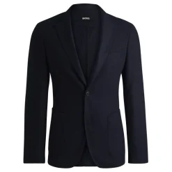 Boss P-Hanry Slim-Fit Blazer in Dark Blue