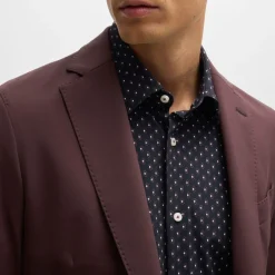 Boss P-Hanry Slim-Fit Blazer in Red