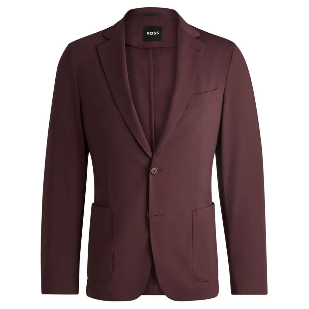Boss P-Hanry Slim-Fit Blazer in Red